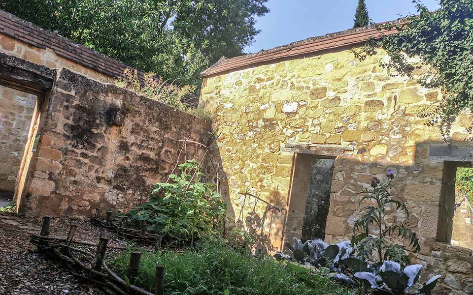 jardin dans la butte de Gourdon